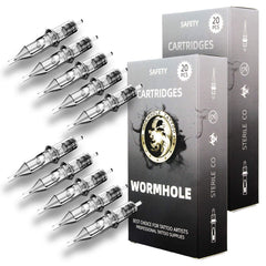 Wormhole Tattoo cartridge needles 1203RL image for precise outlines and clean lines