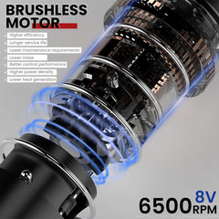 WORMHOLEPRO Aquila brushless motor—quiet operation reduces fatigue during long sessions.