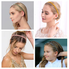 WOVOWOVO headbands shown stacked, great for sharing with friends and outfits.