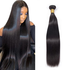 WOWQUEEN 10A straight bundle 20-inch pack shows silky texture for easy styling