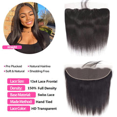 Wowqueen Beauty bleached knots for a natural-part appearance.