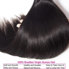 Wowqueen Beauty three bundles natural black set enhances low-maintenance fuller hairstyles.