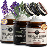 Wrath & Remedy whipped-tallow-honey-balm jar shows rich hydration for sensitive skin