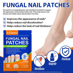 WRFAATGO nail patches toe-application demonstrates an easy bedtime routine for nail appearance