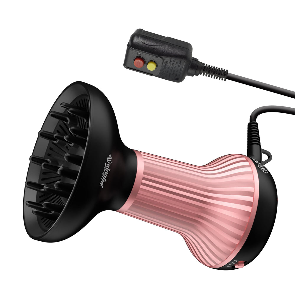 WUFAYHD diffuser hair dryer defines curls with reduced frizz.