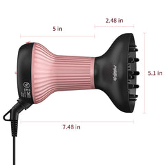 WUFAYHD portable hair dryer is ideal for on-the-go styling.