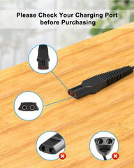 WUKUR Braun charger cord length 4.5ft enables flexible placement.
