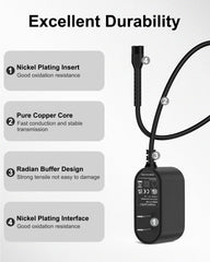 WUKUR charger with multi-protection safeguards against overvoltage and short circuits.