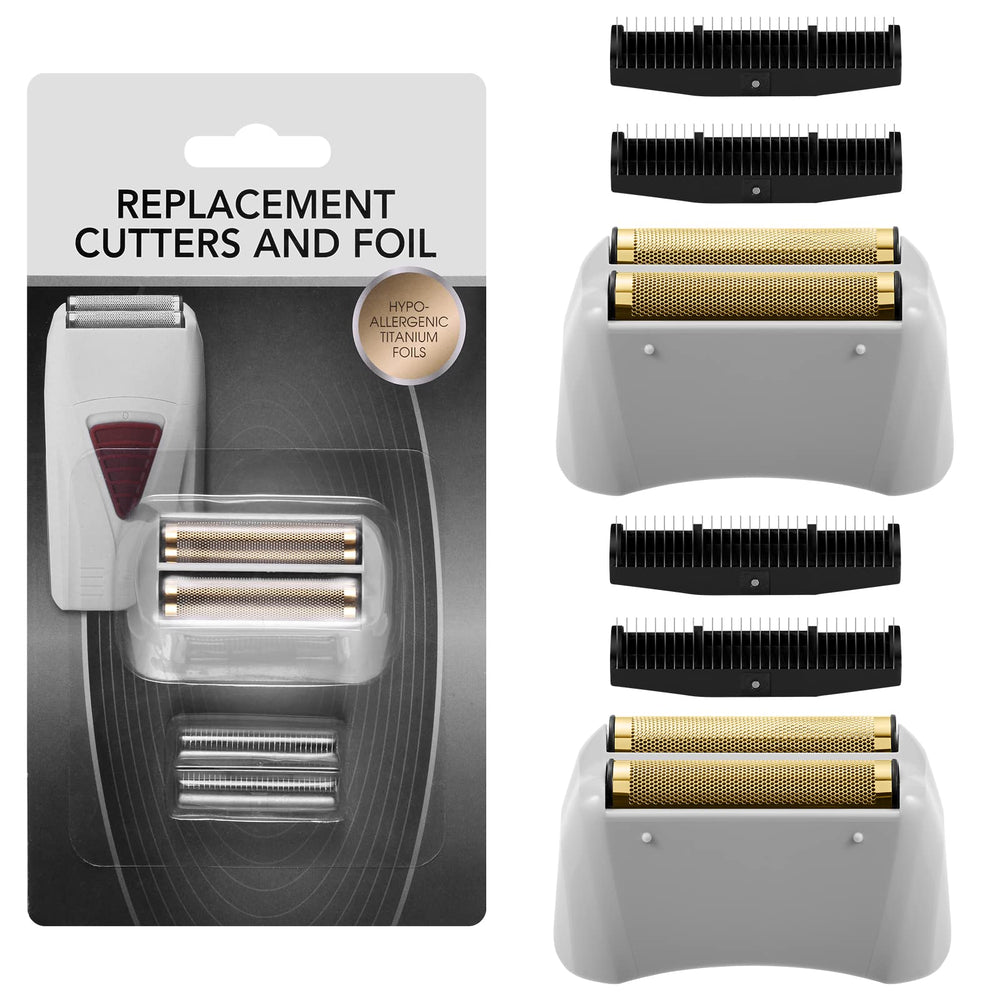 Wusuker 2-pack pro shaver foil and cutters for Andis ProFoil Lithium enhances precision