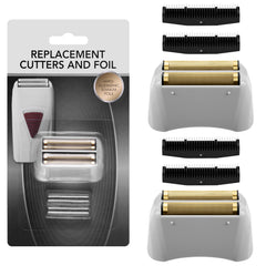 Wusuker 2-pack pro shaver foil and cutters for Andis ProFoil Lithium enhances precision