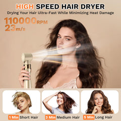Wuven auto air curling left-right creates symmetrical salon curls