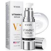 WXMX Super Vitamin C Serum bottle promoting deep hydration for mature skin.