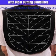XDONEF weighted neck wrap front view stabilizes collar during trimming