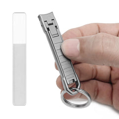 XGIZMOO nail clippers with catcher reduces mess during trimming.