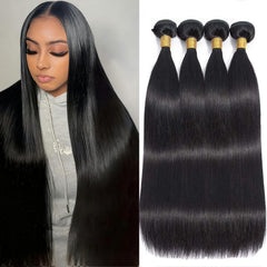 XIANYUN 12A straight bundles 16inch close-up for smooth daily styling