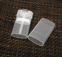 Xiboya textile clear empty containers ideal for natural lip balms, chapstick, or solid perfumes.