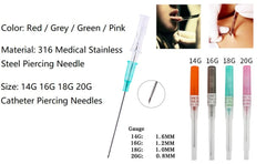 Xiboya textile wide-use piercing needles suitable for ear, nose, and more