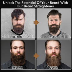 XIKEZAN beard straightener bristle assembly: durable teeth deliver smooth beard contact.