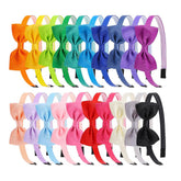 XIMA bow headbands multicolor set, front view for quick daily styling.