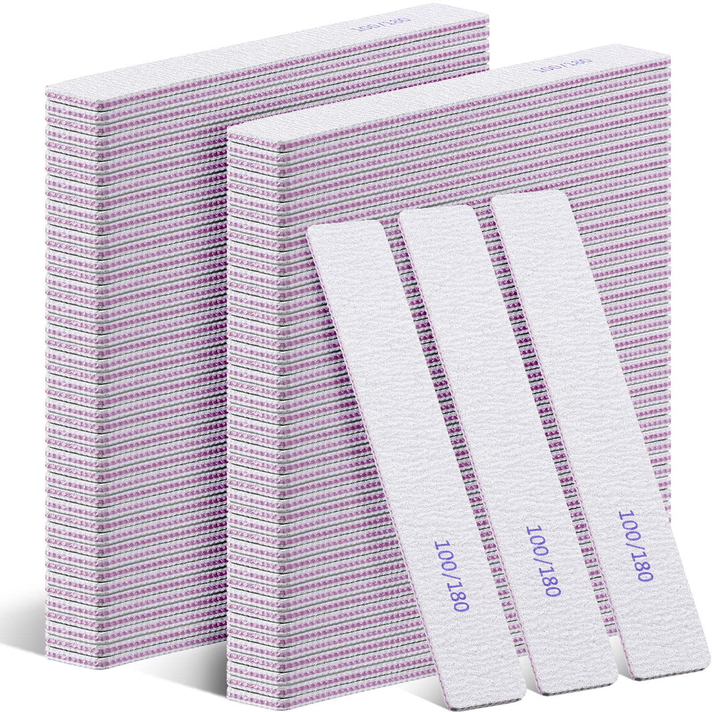 Xinnun nail files bulk pack 150 pieces for daily use and replacements.