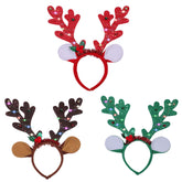 Xinoe green LED antler headband for festive photos