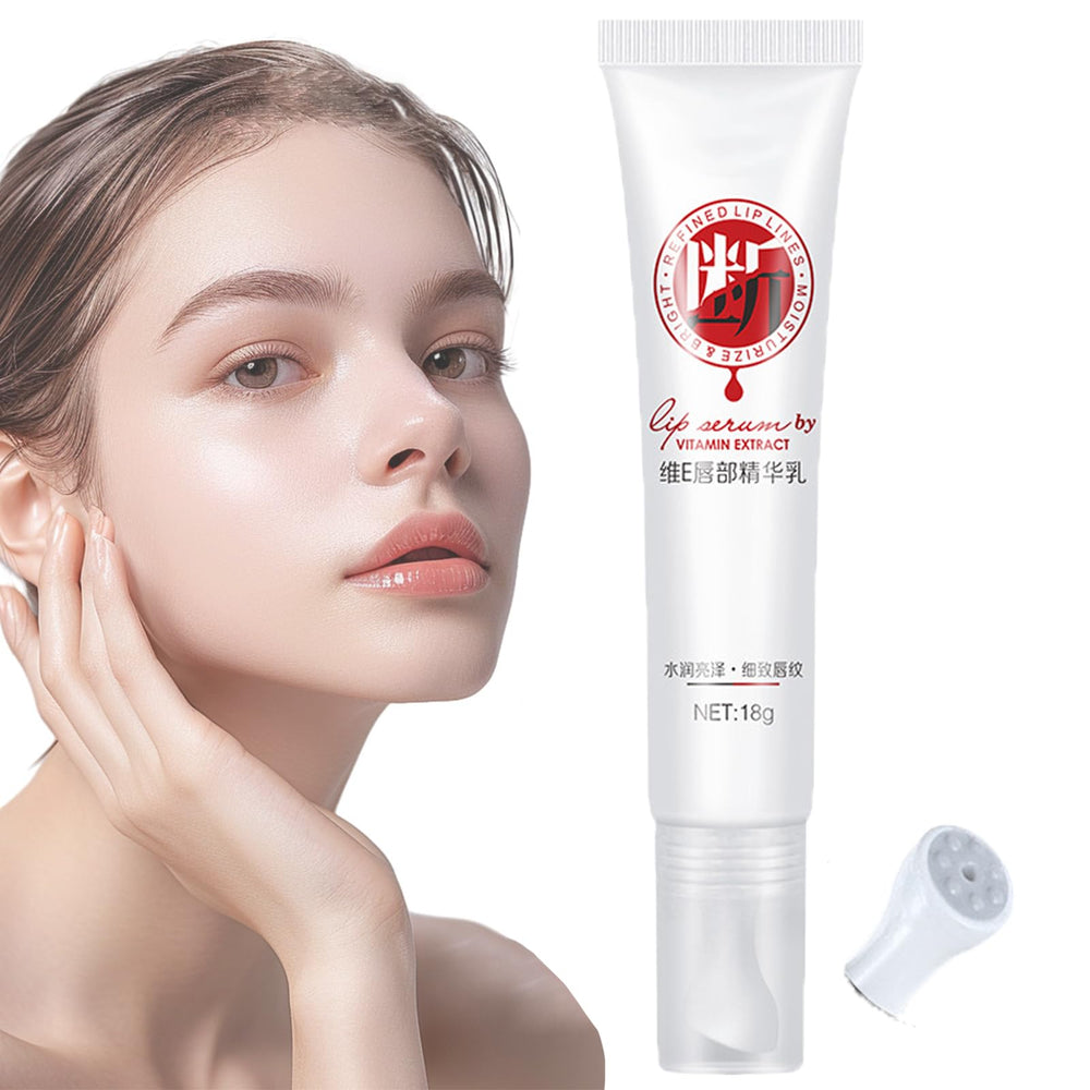 XIRUJNFD Lip Serum applied before bed for overnight hydration.