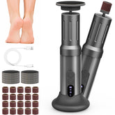 Xisuoka electric foot callus remover on charging dock for quick, ready-to-use sessions.