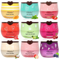 Xiuxixu Bee Lip Balm Honey Pot closeup showing rich hydration for lips.