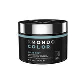 XMONDO Slate Grey Depositing Mask application shows even pigment and conditioning feel