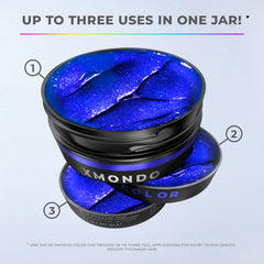 XMONDO application gloves ready for even saturation during color process.
