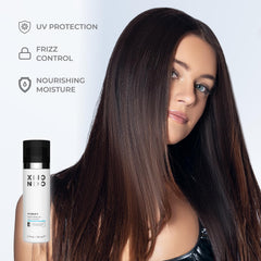 XMONDO Hair Hydrify Oil amber glass bottle signals vegan nourishment and premium feel.