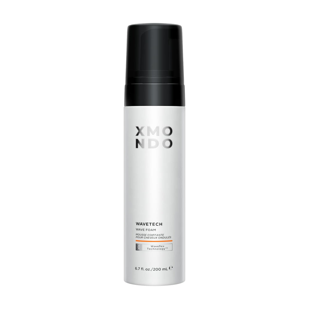 XMONDO Wavetech Wave Foam bottle demonstrates lightweight hold for defined waves