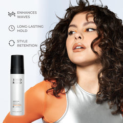 XMONDO Wavetech Wave Foam pump-dispense highlights easy application for frizz-free texture