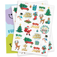 xo, Fetti Christmas tattoos candy canes for kid-friendly party favors