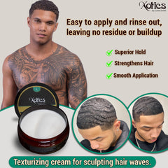 Xotics by Curtis Smith Sweet Jamila waves-gloss finish adds polished look to hair.