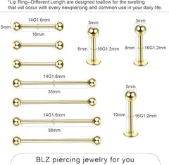 Xpircn nose stud rings offering subtle, secure nose jewelry options.
