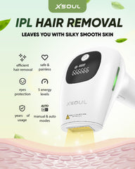 XSOUL IPL handheld in hand demonstrates comfortable grip for precise treatment