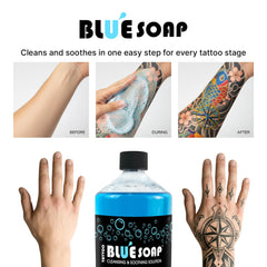 XTREME Blue Soap foam application demonstrates fast, even distribution for smoother preparation.