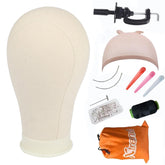 XTREND canvas-head 21-24 inch for precise wig styling and transport.