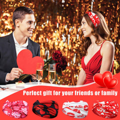 XunYee women's headbands with 7 holiday themes for coordinated looks.