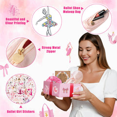 Y1tvei 60-piece ballerina stickers pack for scrapbooking and decorations.