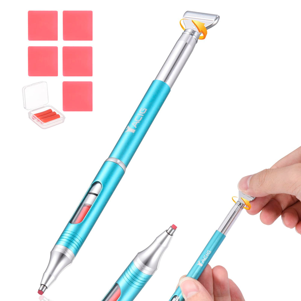 Yacig diamond art pen with metal blue body for precise bead placement