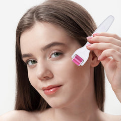 YaFex Derma Roller head 0-25mm 300-needles focuses on gentle, precise at-home micro-needling