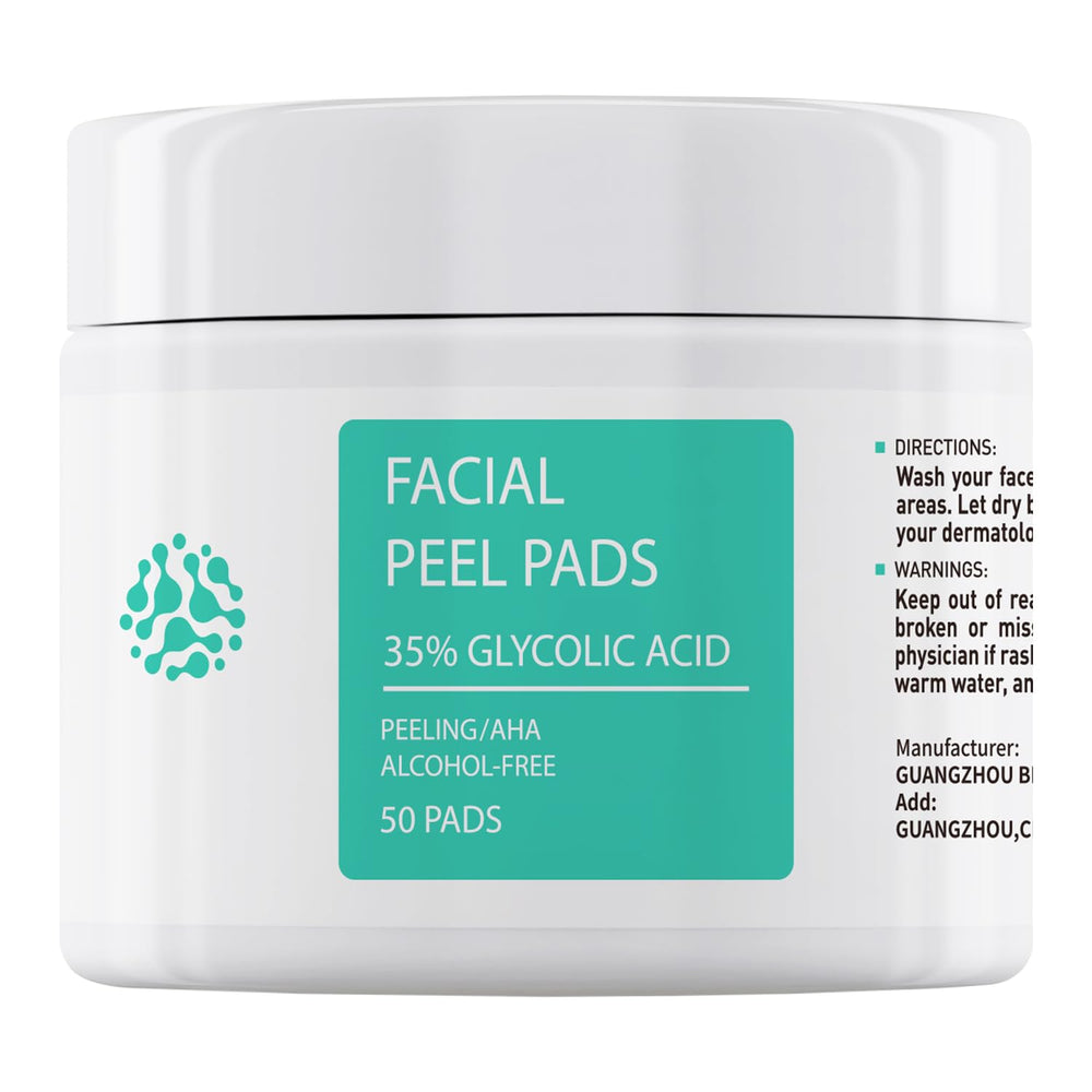 YAFUSIPE Glycolic Acid Toner Pad packaging shows 50 pads