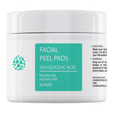YAFUSIPE Glycolic Acid Toner Pad packaging shows 50 pads