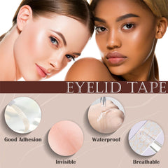 YAGUVI eyelid tape skin-friendly latex-free material highlights comfort and safety.