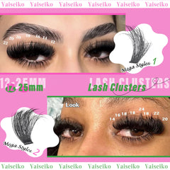 Yaiseiko adhesivo-sellador impermeable, fijación duradera para maquillaje de ojos.