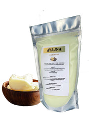 Yajna Cocoa Butter used in DIY beauty projects and balms.