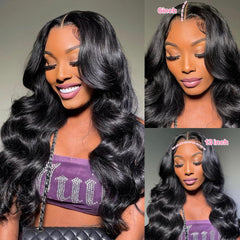 Yamikk 13x6 lace front bleached knots offers versatile parting and seamless blend.