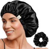 YANIBEST butter satin bonnet — soft texture reduces friction for smoother, frizz-minimized hair